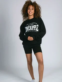 Pineapple Black Womens Logo Sweatshirt