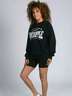 Pineapple Black Womens Logo Sweatshirt