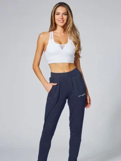 Pineapple Viscose Relaxed Fit Jersey Joggers Charcoal Grey New