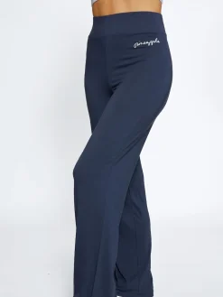 Pineapple Viscose Jersey Joggers Dark Grey Clearance