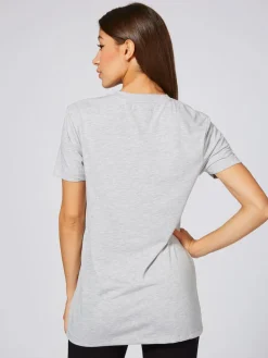 Pineapple Logo T-Shirt Grey Discount