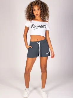 Pineapple Retro Shorts Grey New