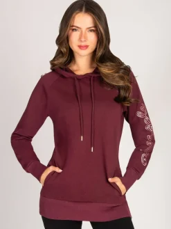 Pineapple Red Longline Hoodie New