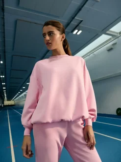 Next Pink Active Modal Supersoft Sweatshirt New
