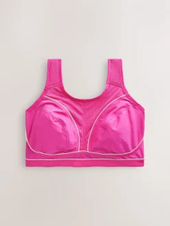 Next B-G Active Sports High Impact Dry Tech Non Pad Bra Pink Sale