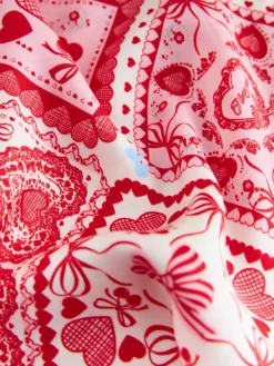 Next Pink Bows Satin Button Through Pyjamas Best