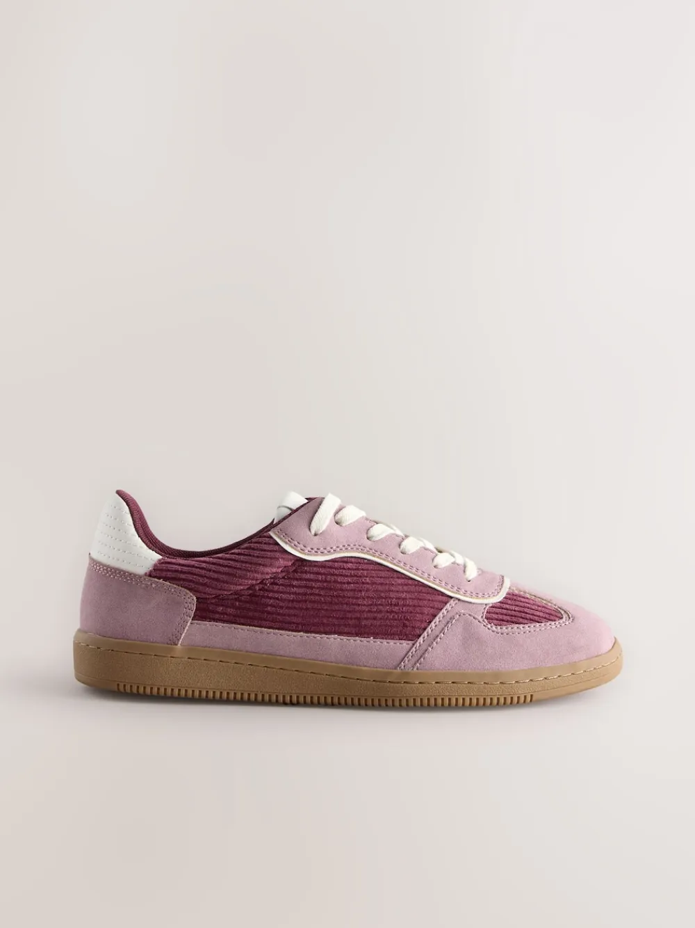 Next Pink Cord Forever Comfort® Lace-Up Trainers Hot