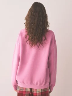 Next Sweatshirt Pink Croissant Sale