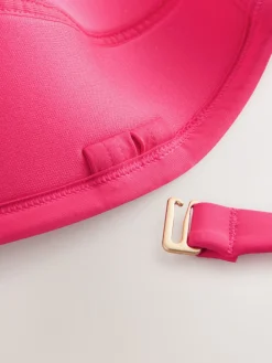 Next F-K Ultimate Support Tummy Control Wired Bandeau Swimsuit Pink Outlet