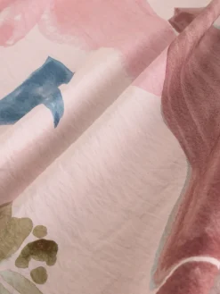 Next V-Neck 3/4 Length Sleeve Maxi Kaftan Dress Pink Floral Print Best