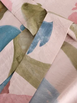 Next V-Neck 3/4 Length Sleeve Maxi Kaftan Dress Pink Floral Print Best