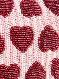 Next Pink Heart Beaded Shoulder Bag Sale