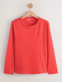 Next Long Sleeve Crew Neck T-Shirts 5 Pack Pink New