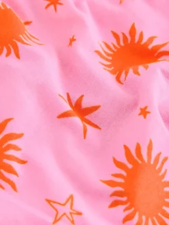 Next Cotton Short Set Pyjamas Pink Sun Outlet