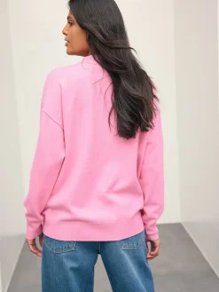 Next Pink Supersoft V-Neck Cardigan With Pockets Best
