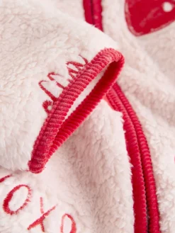 Next Pink/Red Heart Borg Full Zip Fleece Best