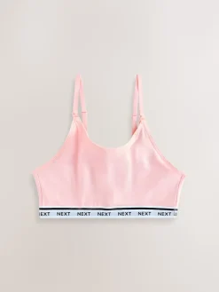 Next Maternity Nursing Crop Ultimate Comfort Tops 2 Pack Pink/White Hot