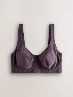 Next DD+ Non Pad Full Cup Dry Tech High Impact Sports Bra Plum Purple Online
