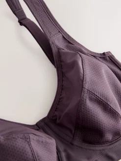 Next DD+ Non Pad Full Cup Dry Tech High Impact Sports Bra Plum Purple Online