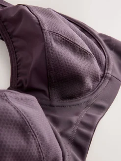 Next DD+ Non Pad Full Cup Dry Tech High Impact Sports Bra Plum Purple Online