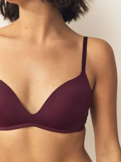 Next A-E Push Up Padded Non Wired Smoothing Bras 2 Pack Plum Purple/Navy Discount