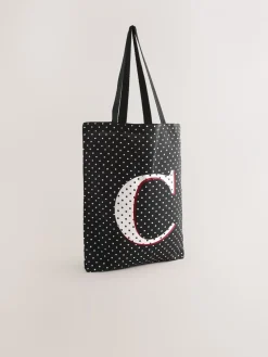 Next Cotton Shopper Bag Polka Dot Discount