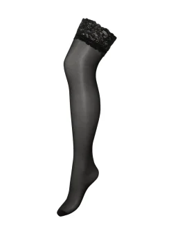 Pour Moi Adore Lace 15 Denier Top Hold-Ups Black Sale
