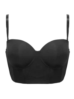 Pour Moi Bustier Definitions Bra Black Clearance