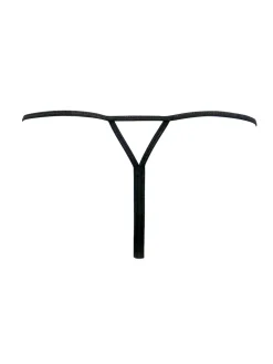 Pour Moi Black G-String For Your Eyes Only High Waist Crotchless Thong Outlet