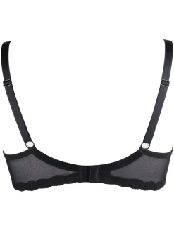 Pour Moi Black Luxe Linear Contour Lightly Padded Bra Sale