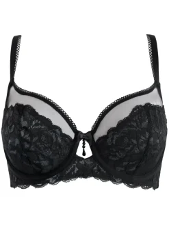 Pour Moi Non Padded Ooo La La Underwired Bra Black Discount