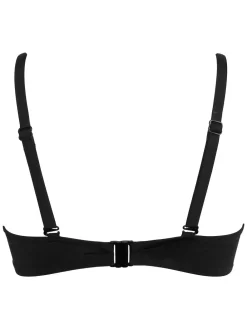 Pour Moi Non Padded Underwired Santa Cruz Bikini Top Black Discount