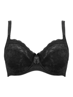 Pour Moi Black Non Padded Rebel Bra Clearance