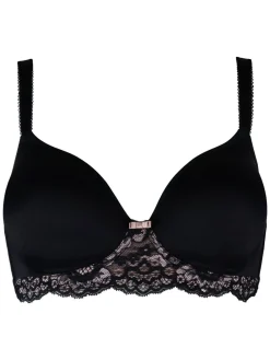 Pour Moi Black Opulence Non Wired T-Shirt Bra Hot