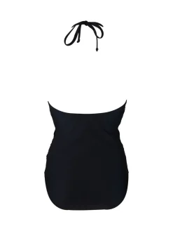 Pour Moi Black Ring Neck Control Suit Clearance