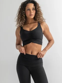 Pour Moi The Buttery Soft Moves With You Yoga Bra Black Sale