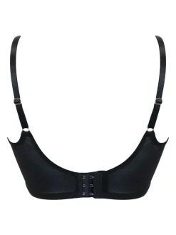 Pour Moi After Hours Padded Longline Bra Black/Blue New