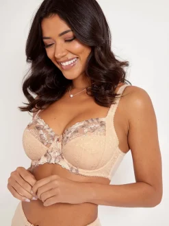 Pour Moi Brown Non Padded Sofia Bra New