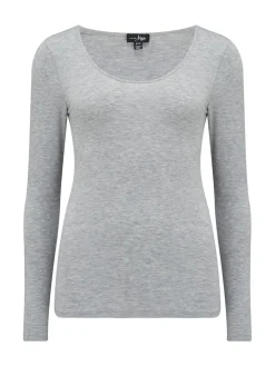 Pour Moi Grey Long Sleeve Second Skin Thermal Hot