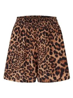 Pour Moi Viscose Beach Shorts Leopard Print Sale