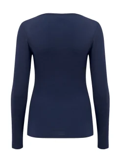 Pour Moi Navy Long Sleeve Second Skin Thermal Best
