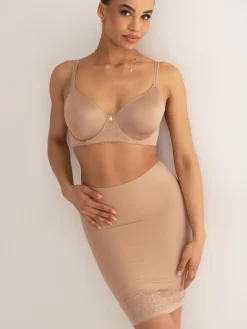 Pour Moi Effortless Tummy Control Half Slip Shapewear Nude