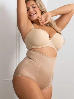 Pour Moi Lingerie Hourglass Shapewear Firm Tummy Control High Waist Knickers Nude Online