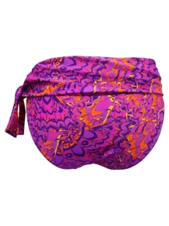 Pour Moi Tie Side Bermuda Foldover Bikini Bottoms Purple Online