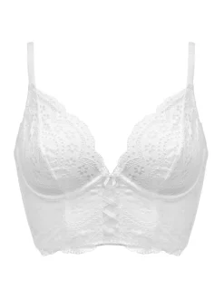 Pour Moi Bustier Swoon Underwired Bustier Bra White Online