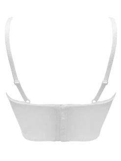 Pour Moi Bustier Swoon Underwired Bustier Bra White Online