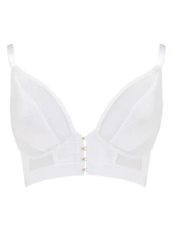Pour Moi India Front Fastening Underwired Bralette White Best