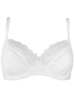 Pour Moi Non Padded Flora Underwired Bra White