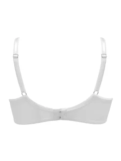 Pour Moi White Non Padded Underwired Fleur Balconette Bra Online
