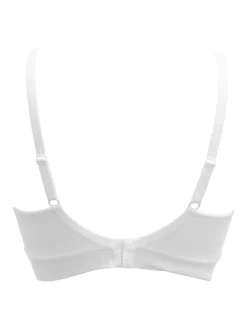 Pour Moi Non Wired Love to Lounge Cotton Non Wired Bra White Clearance